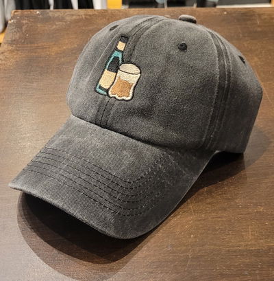 Gorra gabardina negro gastado Fernet