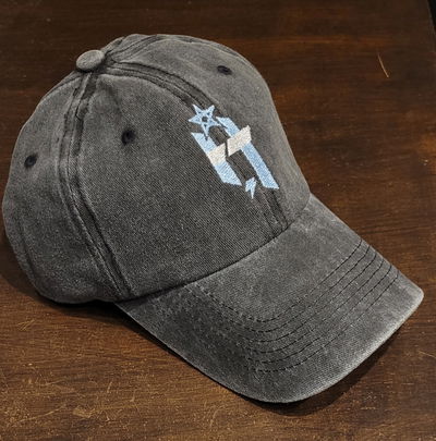 Gorra gabardina negro Hermetica la H no murio Argentina