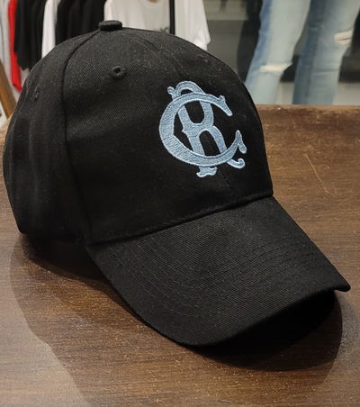 Gorra gabardina negro gastado bordada Racing