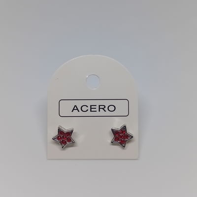 Aritos Estrellas Rojas
