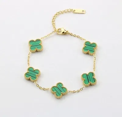 Pulsera Treboles Verde