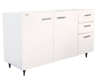 BAJO MESADA PLATINUM 1,40 M BLANCO 0300603