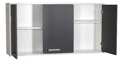 ALACENA PLATINUM 1,40 M BLANCO/GRIS GRAFITO 030420E