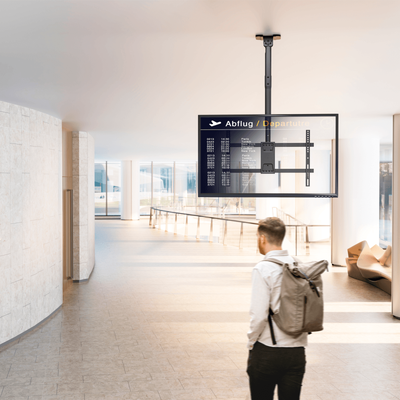 SOPORTE TV ONEBOX OB-CDIM90 TELESCÓPICO DE TECHO 43" A 90"