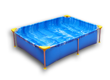 PILETA DE LONA PILETIN 200 X 150 X 50 - 1500 LTS. MOD.113