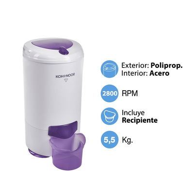 SECARROPAS KOHINOOR C-755/2 5.5KG