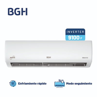 AIRE ACONDICIONADO BGH INVERTER 10600W BSI106WCAW