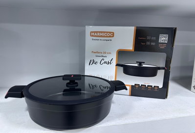 PAELLERA MARMICOC DIE CAST BLACK 30 CM BKDC-TST30