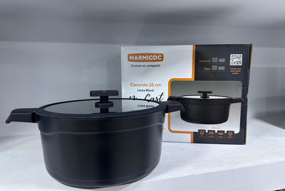 CACEROLA MARMICOC DIE CAST BLACK 28 CM BKDC-TS28