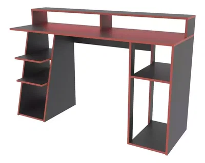ESCRITORIO FIPLASTO NEGRO/ROJO 1.ES.0009.R24.79 114 cm