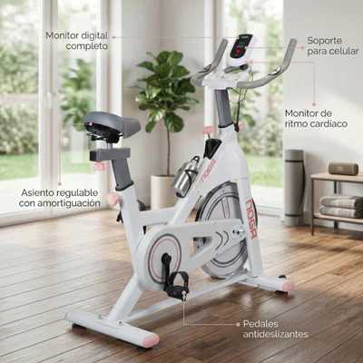 BICICLETA FIJA INDOOR NOGA CL-500