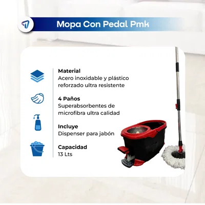 MOPA A PEDAL WAGGS ROJA PMK-001