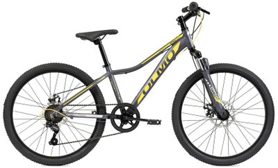 BICICLETA OLMO WISH 240 R24 NEGRO/AMARILLO