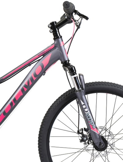 BICICLETA OLMO WISH 240 R24 NEGRO/FUCSIA