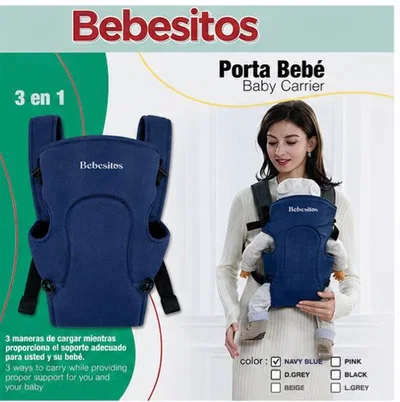 MOCHILA CARGADOR CANGURO AZUL ABXM-4AZUL