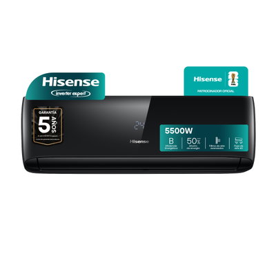 AIRE ACONDICIONADO HISENSE BLACK AS18UR4SXSCA00B 5500W