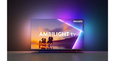 SMART TV PHILIPS 65" 4K QLED AMBILIGHT 65PUD8250/77