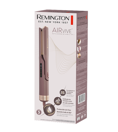 ESTILIZADOR DE AIRE 2 EN 1 REMINGTON® AIRvive™ SECA Y ALISA AS8930-220A