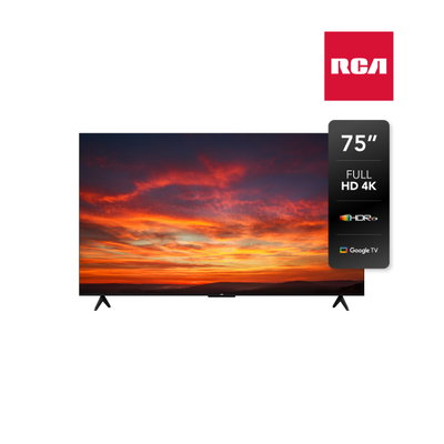 SMART TV RCA 75" QLED 4K GOOGLE TV QL75TH300-B