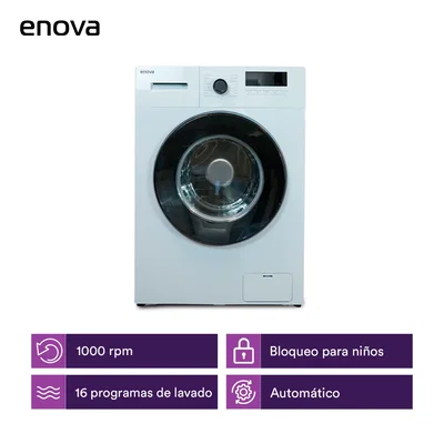 LAVARROPAS ENOVA CARGA FRONTAL 6KG LE06F10-BL
