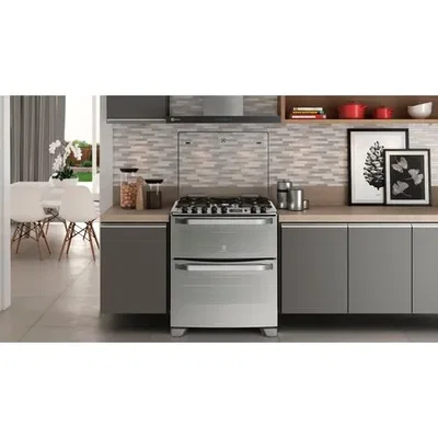 COCINA ELECTROLUX 76DXR DOBLE HORNO 76CM 5 HORNALLAS