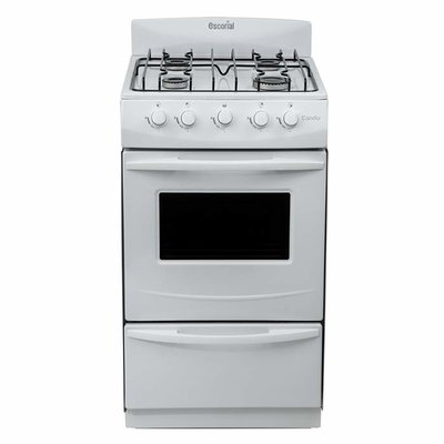 COCINA ESCORIAL CANDOR S2 BLANCA GAS ENVASADO