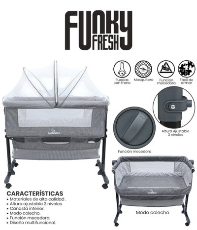 MOISÉS COLECHO FUNKY FRESH GRIS KG-404