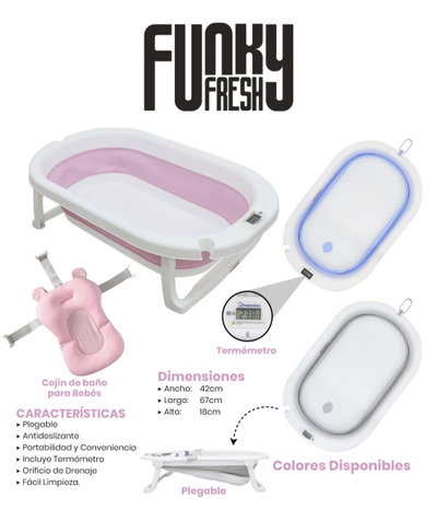 BAÑERA CON PEDESTAL ROSA TUBBY-6600RO