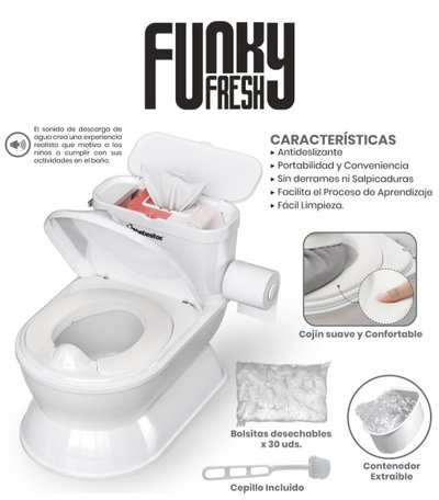 INODORO DE ENTRENAMIENTO BLANCO XLM-121BL