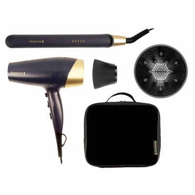 KIT REMINGTON SAPPHIRE LUX PLANCHITA Y SECADOR DS5805GP