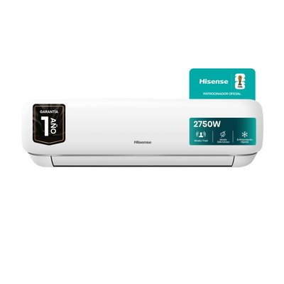 AIRE ACONDICIONADO HISENSE 2500W FRIO/CALOR AS09HR4SYRKG00