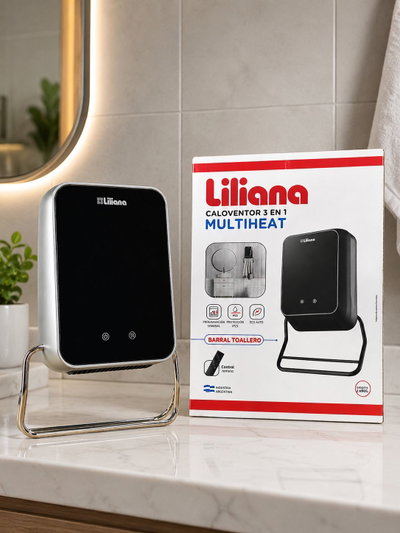 CALOVENTOR DE VIDRIO 3 EN 1 LILIANA NEGRO CCCWD961