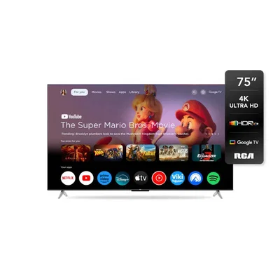 SMART TV RCA 75" 4K GOOGLE G75P7UHD