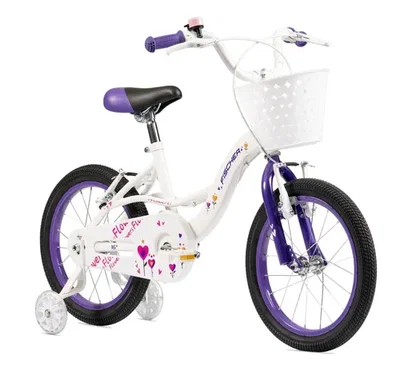 BICICLETA OLMO FISCHER FLOWERS R16 BLANCA