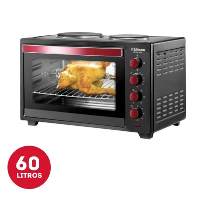 HORNO ELÉCTRICO LILIANA 60 LTS C/ANAFE AAO160