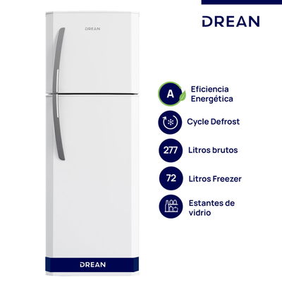 HELADERA CÍCLICA DREAN HDR280F50B 277 LTS BLANCA