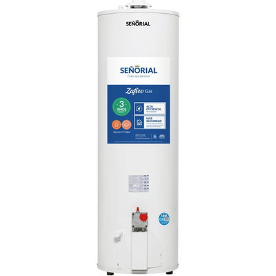 TERMOTANQUE SEÑORIAL 160 LTS MULTIGAS CARGA SUPERIOR