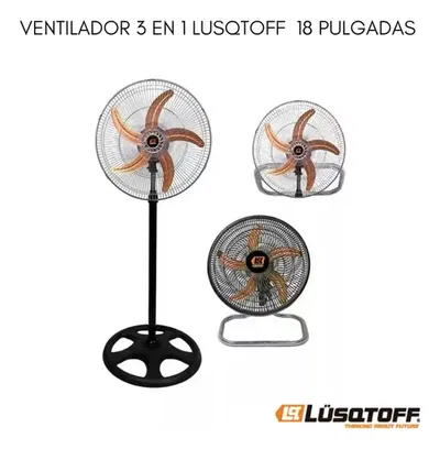VENTILADOR LUSQTOFF 3 EN 1 18" ASPAS METAL