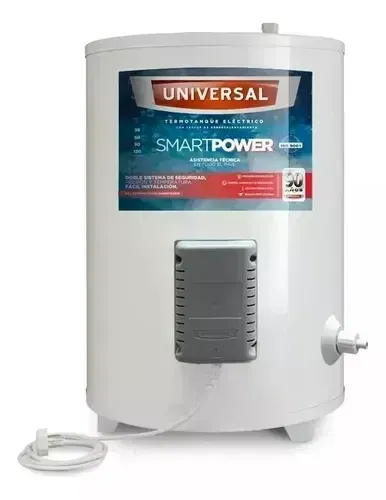 TERMOTANQUE UNIVERSAL ELÉCTRICO 40 LTS CARGA SUPERIOR
