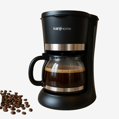 CAFETERA KANJIHOME KJH-CMF0800S01 12  TAZAS NEGRA