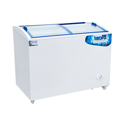 FREEZER 350 LTS VIDRIO CURVO TEORA