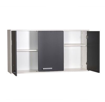 ALACENA PLATINUM 1,20 M BLANCO/GRIS GRAFITO