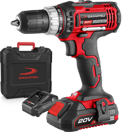 TALADRO ATORNILLADOR INALÁMBRICO DAIHATSU 20V HI-TA20K