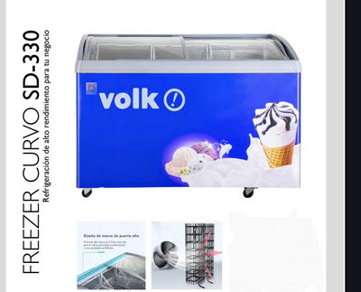 FREEZER CURVO VOLK SD-330