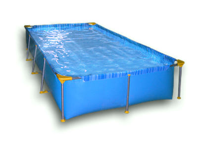 PILETA DE LONA PILETIN 400 X 200 X 65 - 5200 LTS. MOD.117