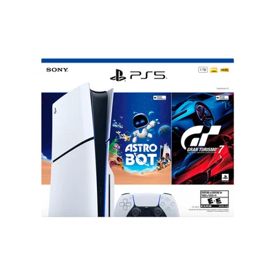 PLAYSTATION 5 FÍSICA SLIM 1TB BUNDLE ASTRO BOT + GRAN TURISMO 7