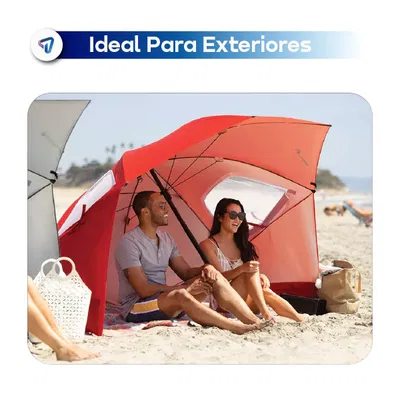 SOMBRILLA CARPA WAGGS SOMB04 ROJA