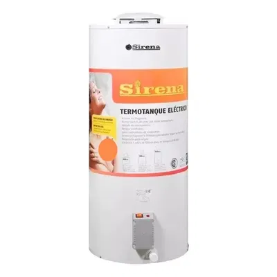 TERMOTANQUE SIRENA ELÉCTRICO 90 LTS DOBLE CARGA