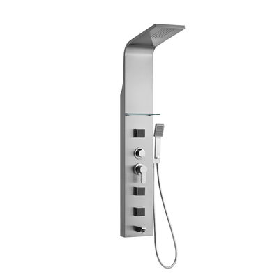 DUCHA ESCOCESA WAGGS DES02P 4 MODOS 3 JETS PLATA