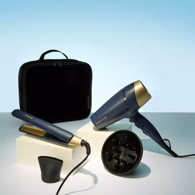 KIT REMINGTON SAPPHIRE LUX PLANCHITA Y SECADOR DS5805GP